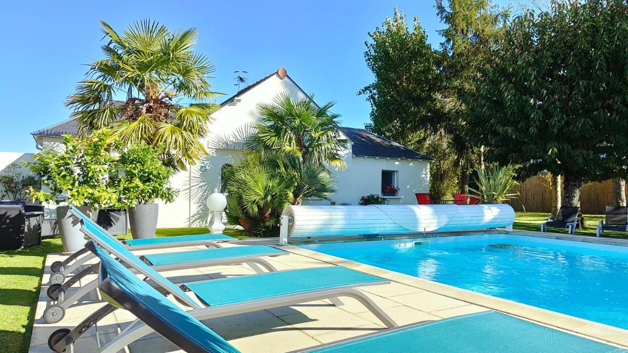 Gite Pause Au Jardin Piscine Chauffee Saint-Branchs Eksteriør billede